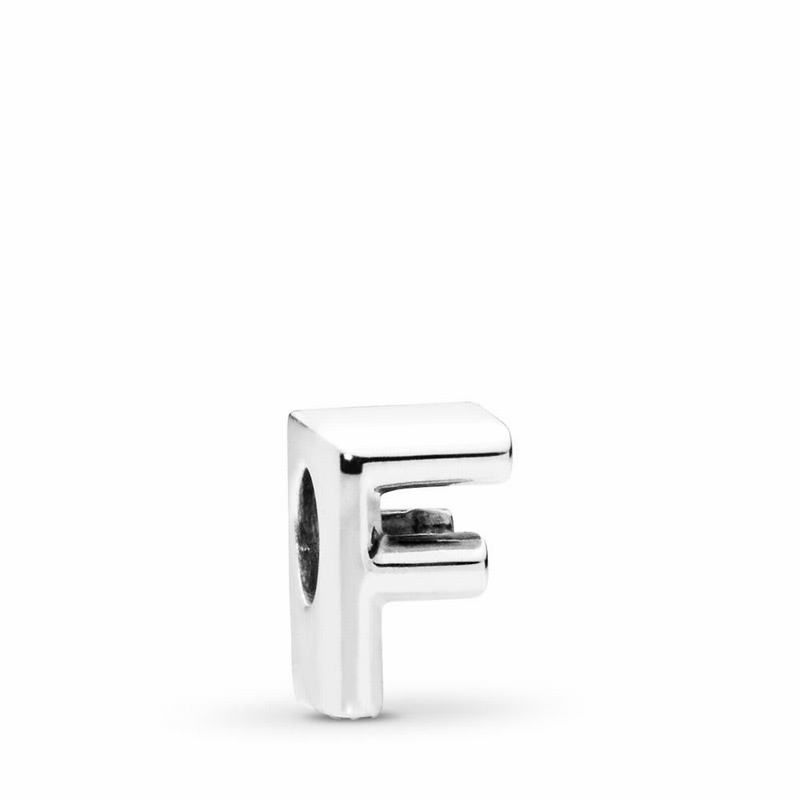 Pandora Australia Letter F Charm - Sterling Silver | JMBTZV892